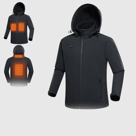Warm Carbon Fiber Heating Electric Heating Jacket - My Store