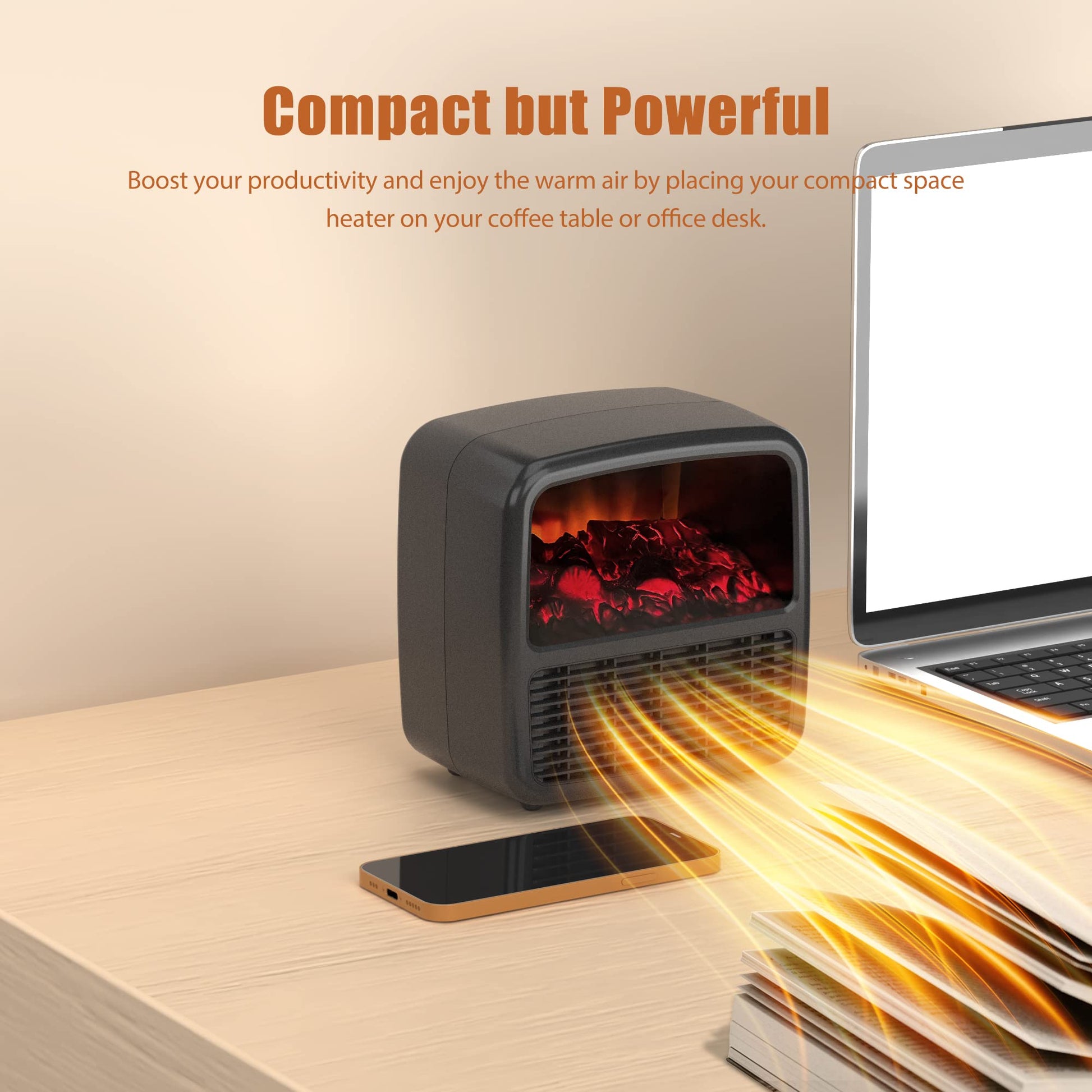 Indoor Use Desktop High-power Small Heater - My Store